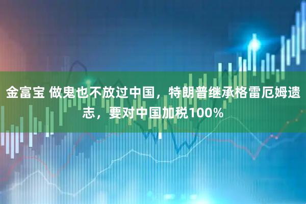 金富宝 做鬼也不放过中国，特朗普继承格雷厄姆遗志，要对中国加税100%